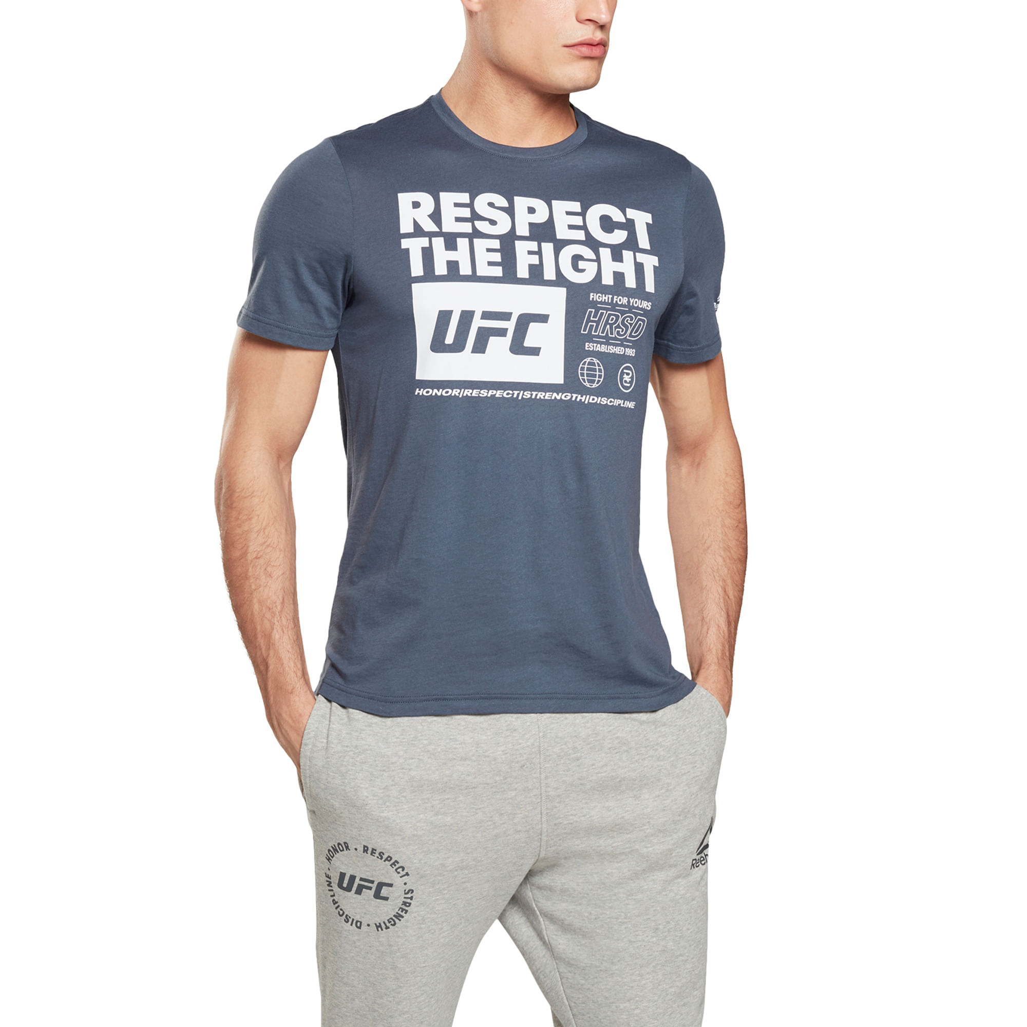 Hombre Reebok UFC FG Text tee Camiseta